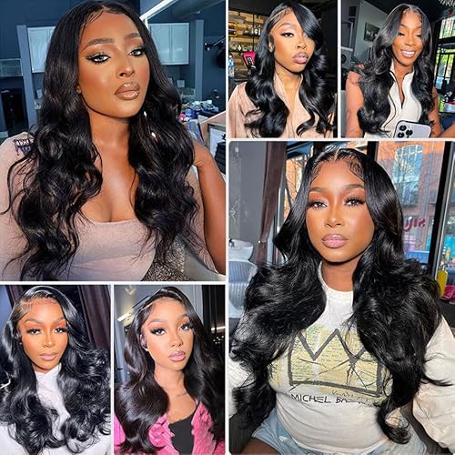 5x5 Transparent HD Lace Closure Human Hair Body Wave Human Hair Closure Invisible Swiss HD Lace Closure Pre-plucked Natural Black (5x5 lace closure, 16inch)
