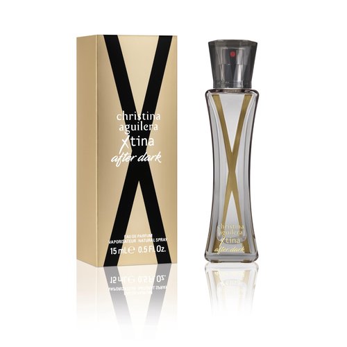 Christina Aguilera Xtina After Dark Eau de Parfum for Women, EDP Spray, Notes of Fig de Provence, Caramel, Vanilla Bean, Floral Amber Woody Fragrance, Travel Size Perfume, 0.5 fl oz