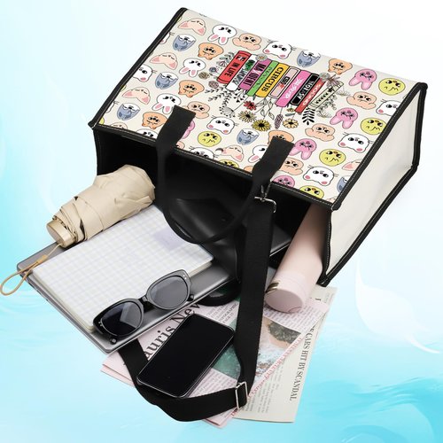 LEVLO Cartoon SKZ Cosmetic Makeup Bag SKZ Animal Fans Gift Cartoon Member Zipper Pouch Bag (SKZ Life LT)