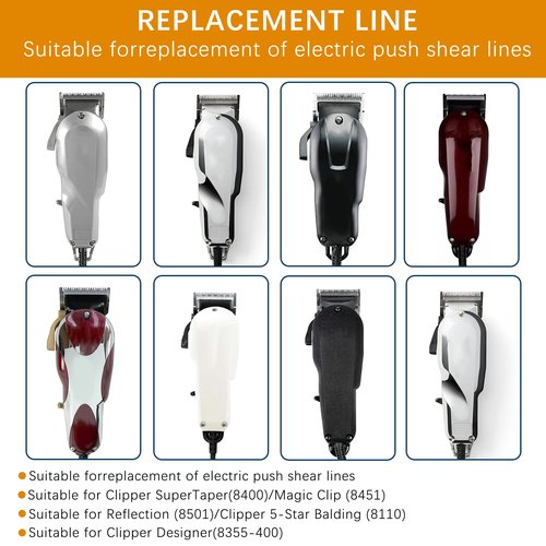 00647-500 Replacement Power Cord for Wahl Clippers Electrical Cable. Fits for Senior, for 5-Star Senior, for Designer, for Super Taper, etc.