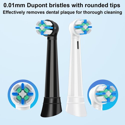 Glocusafety IO Replacement Heads Compatible with Oral B iO,Electric Toothbrush Replacement Brush Heads for iO Series,Pack of 10