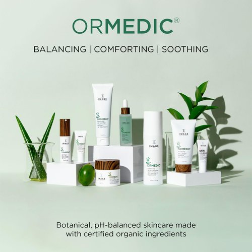 IMAGE Skincare, ORMEDIC pH Balancing Facial Cleanser, Hydrating and Mild Foaming Face Wash with Aloe Vera, 6 fl oz