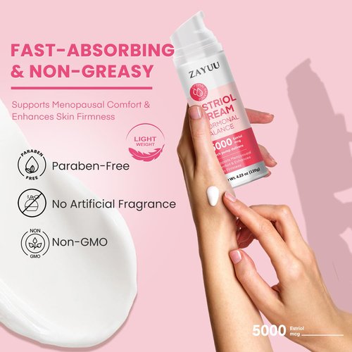 Radiance & Balance Skincare Duo for Mature Skin: Vitamin C Face Serum + Botanical Estriol Cream – Hydrating, Firming & Age-Defying Skincare Set for Women