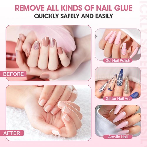 Automatic Upgraded Gel Nail Polish Removal Electric Steam Remover Machine Set, Various Gel Nail Chips Without Harming Hands Remover Tools Set