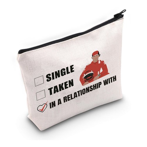 PWHAOO racing Inspired Gift Car Racer Fan Makeup Bag Cosmetic Bag Racing Fandom Car Racing Fan Merch