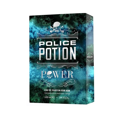 Potion Power For Him by Police for Men - Aromatic Notes That Melt Into Powerful Wood And Musk - A Fragrance To Evoke The Imagination - Sleek Dreamlike Container Inspires The Senses - 3.4 Oz EDP Spray