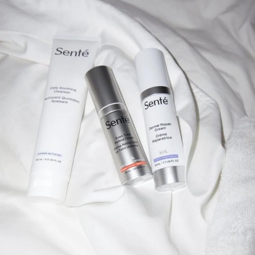 Sente Daily Soothing Facial Cleanser For Dry and Sensitive Skin - Gently Removes Oil, Impurities and Makeup - with Vitamin E - 5.5 Fl Oz