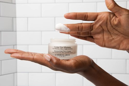 L'Erbolario Moisturizing Face Cream - Hydrating, Nourishing Face Moisturizer - Non-Greasy Daily Facial Moisturizer - Ideal Base for Makeup - 1.6 oz