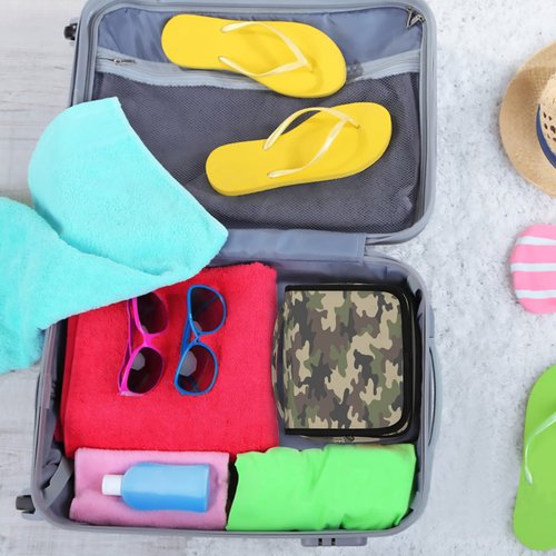 Bardic Green Camouflage Hanging Toiletry Bag Portable Hanging Travel Makeup Bags Waterproof Large Cosmetic Bag Travel Toiletry Kit for Women Girls