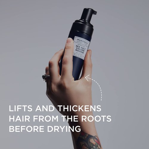 Murdock London Sea Salt Spray & Volume Mousse Bundle | Boosts Texture & Volume | Made in England | Pack of 2
