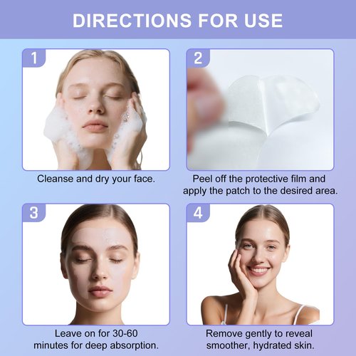 ARMINACO Wrinkle Patches for Forehead & Smile Lines, Overnight Anti-Wrinkle Facial Pads with Hyaluronic Acid, Niacinamide & Vitamin E – Hydrating & Smoothing Skin Care, 36pcs