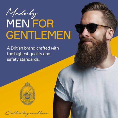 Seven Potions Beard Brush For Men - Pear Wood Handle with Soft Second-Cut Boar Bristles - Soft Bristles To Tame and Soften Your Facial Hair