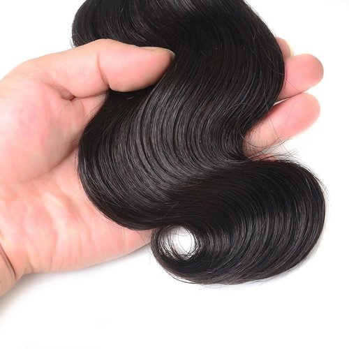 Luxnovolex Brazilian Hair Body Wave 4 Bundle Deals Brazilian Virgin Hair Wavy 8A Grade 100% Unprocessed Human Hair Weave Bundles Short Sew In Hair Extentions