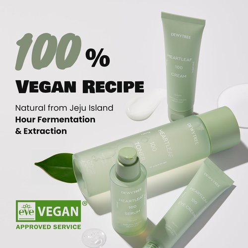 DEWYTREE Heartleaf 100 Toner | Korean Toner for Face w/Heartleaf Extract, Centella Asiatica & Rosemary Oil | Hydrating Toner for Sensitive Skin | Vegan Skin Care Toner (6.76 Fl. Oz.)