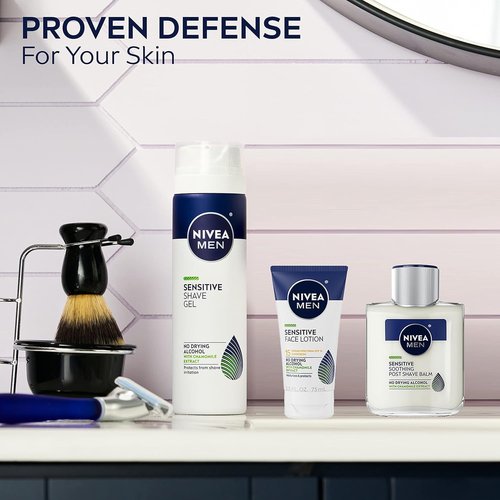 NIVEA FOR MEN Sensitive Post Shave Balm 3.30 oz (Pack of 2)