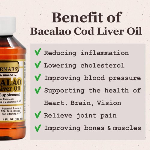Aceite De Higado De Bacalao 8 Oz. Cod Liver Oil 2-Pack