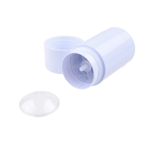 Kare & Kind Empty Deodorant Containers with Cap (4-Pack) - 75ml. - Top Fill with Twist Mechanism - 6 Writable Stickers - Refillable Cosmetic Tubes for Lip Balm, Solid Fragrance, Soap etc. - (White)