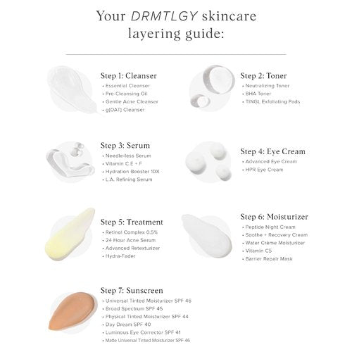DRMTLGY Physical Tinted Moisturizer with SPF 44. Universal Tint. All-In-One Mineral Tinted Sunscreen and Foundation with Broad Spectrum Protection Against UVA and UVB Rays, 2.05 oz