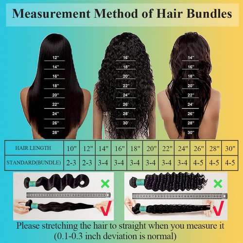AnJudyReid 12A Human Hair Bundles 10 12 14Inch Body Wave Bundles Human Hair 100% Unprocessed Brazilian Virgin Hair 3 Bundles Human Hair Extensions Natural Black Color