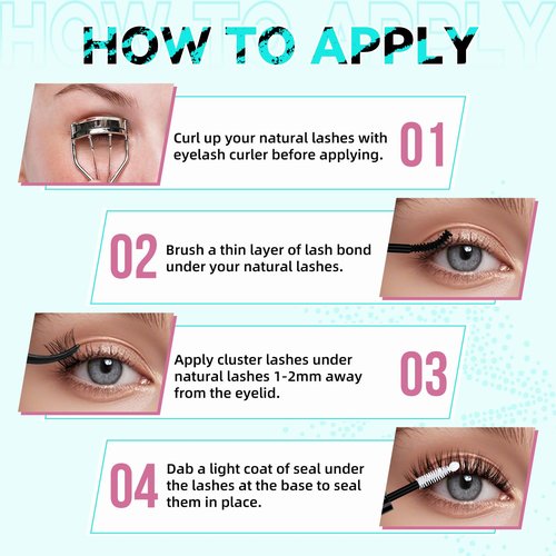 Lash Extension Kit 144pcs Lash Clusters Kit D Curl Eyelash Extension Kit with Lash Bond and Seal Waterproof Lash Glue Remover Lash Tweezers for Lash Clusters Eyelash Clusters Kit (Dusk, D-10-18mm Kit)