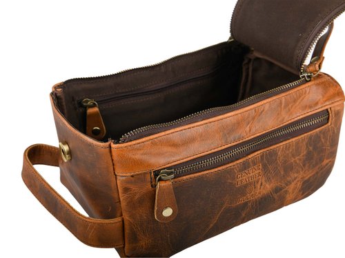 Hulara Travel Toiletry Bag, Unisex Water-Resistant Travel Kit, Portable Shaving & Cosmetics Organizer Pouch for Men & Women - Make up Kit Compact Bathroom Essentials Unisex Dopp Kit