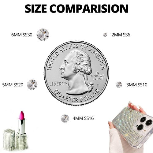 32000Pcs 3mm Rainbow Colorful Jelly Rhinestones Gems Bedazzling Bedazzed Kit, Multi Colored Gemstones Flatback Bedazzler Crafts Clothes Crafting Clothing, Stones Jewels SS10 Resin Rinestone b7000 Glue