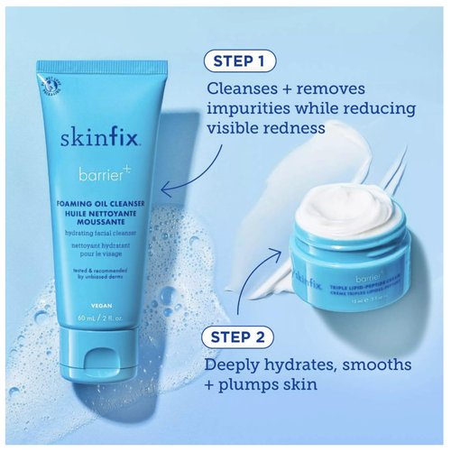 Skinfix Barrier Buddies: Heavy Hitters Cleanser + Triple Lipid-Peptide Cream Hydration Set NEW