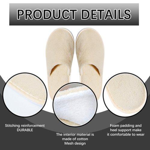 SENJUNSAFE 14 Pairs guest slippers disposable for guests Washable Reusable Which Can Be Used As Women Men House Indoor Bathroom Bedroom hotel(US Men Size 10Women 11)