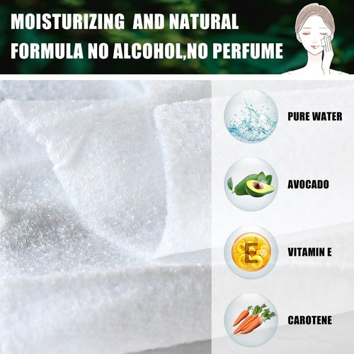 Ctosree 150 pcs Makeup Remover Wipes Bulk Individually Wrapped Makeup Wipes Single Remover Cloth Facial Cleansing Pads for Mascara Lipstick Oil Dirt Face Skin Travel Hotel(Black)