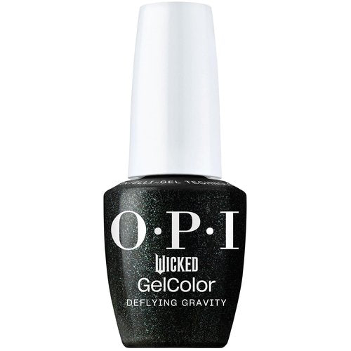 OPI GelColor, Grey Nail Polish, Up to 3 Weeks of Wear, Smudge Proof, Cures in 30 Seconds, x Wicked Limited Edition Collection, Defying Gravity, 0.5 fl oz