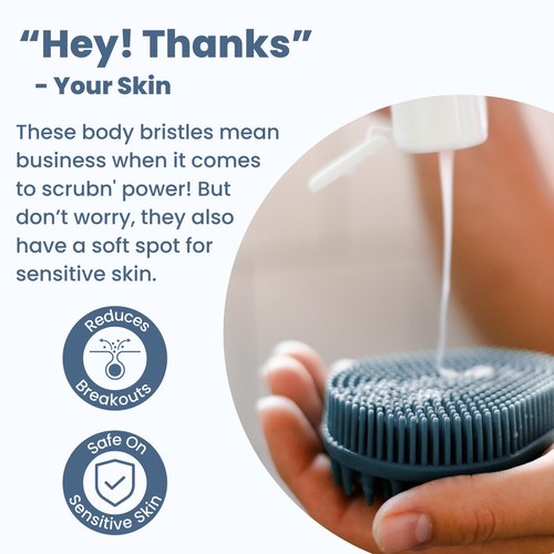 Scrub-dub™ - Premium Antimicrobial Scalp and Body Scrubber | Face Exfoliator and Scalp Scrubber for Dandruff | Loofah and Exfoliating Washcloth Replacement | Made in The USA (2-Pack)
