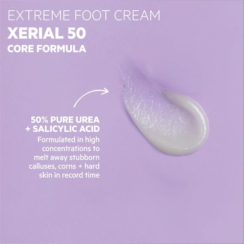 SVR Xerial 50 Extreme Foot Gel With Salicylic Acid & 50% Pure Urea For Severely Dry, Cracked, Rough, Stubborn Hard Skin Prone To Corns And Calluses. Relief For Extremely Dry Feet 1.7 Fl.oz.