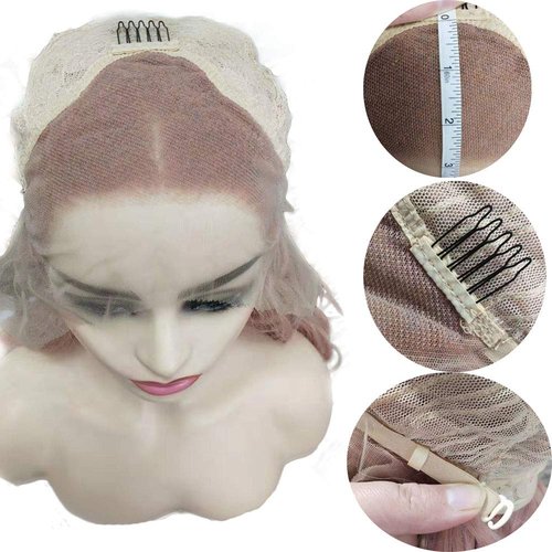Angle Lucky Blonde Deep Curly Wig Long Curly Blonde 613 Natural Hairline Glueless Wig Synthetic Pre Plucked Soft Wig Heat Resistant Fiber Cosplay Makeup Wigs for Women 24 Inches