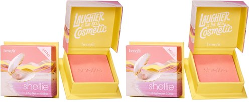 Benefit Cosmetics WANDERful World Silky-Soft Powder Blush Shellie (Pack of 2)