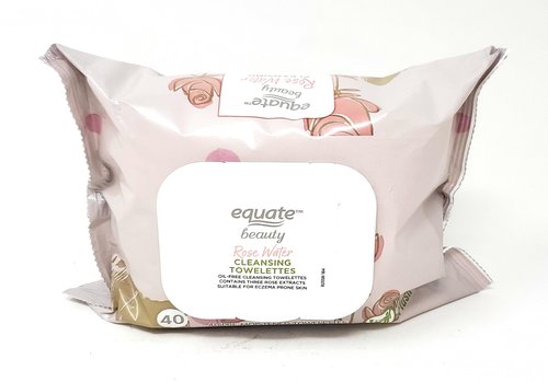 Rose Water Cleansing Towelettes, 40 Count (Pack of 2)