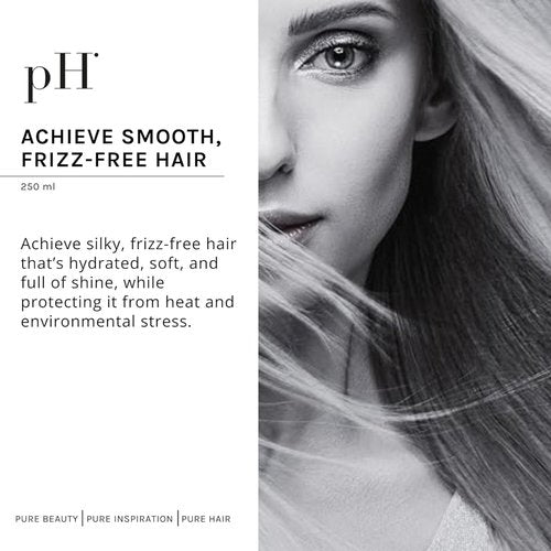 pH PURE HAIR Leave-In Detangler Spray – Curly Hair Detangler with Vanilla & Iris – Lightweight Curl Conditioner & Moisturizer for Shine, Frizz Control & Softness – Italian Luxury Hair Care - 8.45 Oz