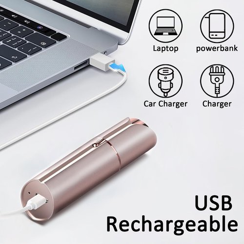 Facial Hair Remover for Women Gold Color with 6-pc Pack