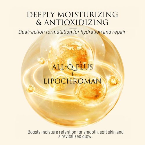 Moisturizing Q10+ Vitamin E Skin Repair Facial Oil Serum, Antioxidizing & Hydrating, for Dry Skin, All Skin Types, 30ml