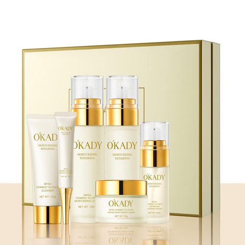 O'KADY Bifida Ferment Lysate Moist Repair Set Skincare set with Bifidobacterium fermentation decomposition ingredients for moisturizing nourishing making the skin soft smooth men's skincare