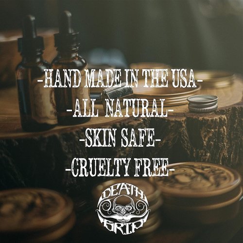 THE VINTAGE GROOMING CO. Bare Bones Medium Hold Mustache Wax and Night Fury Mustache Wax Remover Oil Set