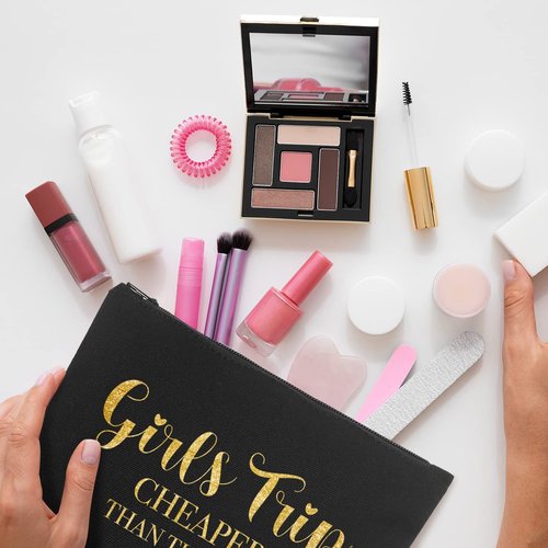 Weekender Bag Bachelorette Party Makeup Bag Girls Trip Gifts Favors Friendship Gifts for Women Friends Sister Besties Birthday Bridal Shower Wedding Engagement Party - Girls' Trip Cheaper 2024