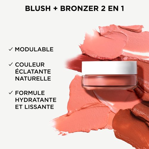 IT Cosmetics Do It All Serum Color Balm Sun Cream Blush & Bronzer, Sun Rush - Blendable & Buildable, Lift, Reshape, All-Over Color, 24HR Hydration, Hyaluronic Acid, Peptides & Vitamin E - 0.63 oz