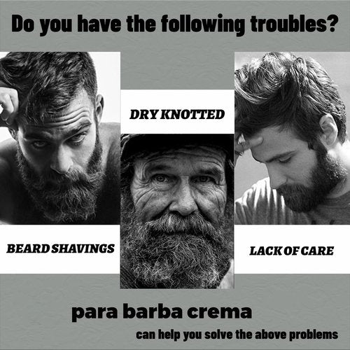 Para Barba, Estimulante De Barba, Beard Balm for Men, Crecimiento De Barba Para Hombre, Mustache Wax, Bálsamo Para Barba, Original Moisturizes & Strengthens Para Crecer La Barba Rapido Beard (1 PCS)