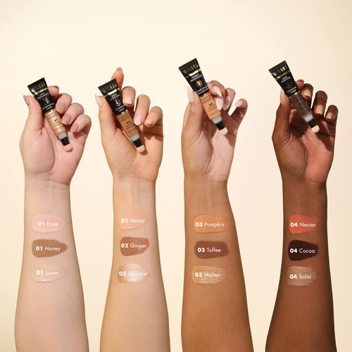 Milani Conceal + Perfect Blur Out Powder and Facelift Collection Kit 1: Honey Contour, Lunar Highlighter, Rose Undereye Brightener
