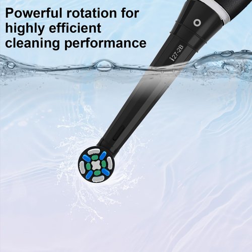 iO Replacement Heads Compatible with Oral b iO 2/3/4/5/6/7/8/9/10 Series Electric Toothbrush,Gum Care Toothbrush Head Compatible with Oral b iO Replacement Heads,Black