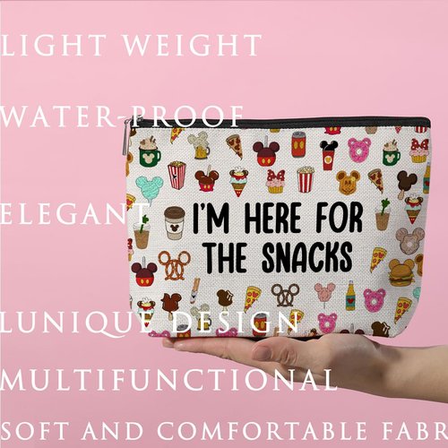 Cartoon Mouse Makeup Bag Cosmetic Bag Zipper Pouch Funny Cute Mouse Themed Gifts Animal Lover Gifts Friendship International Nurses Day Birthday Gift for Women Girl Sister Friend Bestie