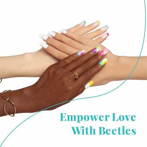Beetles Nude Gel Nail Polish 15ml Neutral Color with 12 Rainbow Colorful Pastel Gel Art Paint for Trendy Swirl Nails Bright Spring Summer