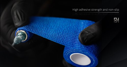 EH Tattoo Grip Tape 24Pcs Self-adhesive Bandage Cohesive Elastic Wrap for Tattoo Pen Machine Accessories