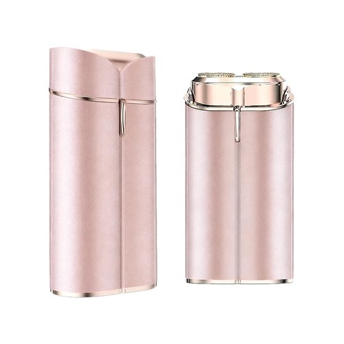 Facial Hair Removal for Women, Portable Painless Lady Shaver with Built-in LED, Wet/Dry Electric Razor Hair Remover Device for Face/Lips/Peach/Fuzz