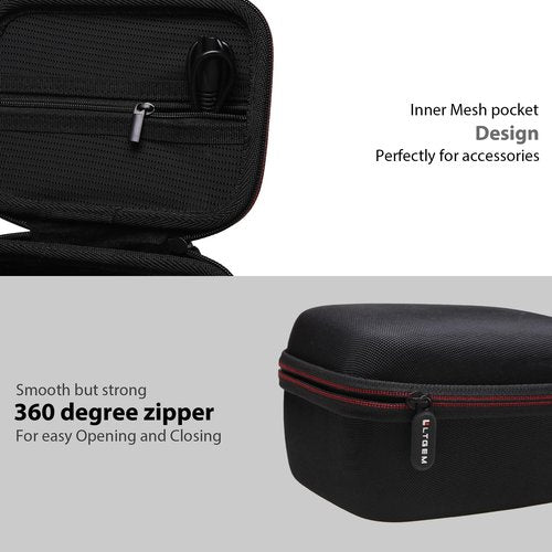 LTGEM Electric Shaver Case Compatible with FlexSeries Electric Head Hair Shaver, Bald Head Waterproof Razor Cases-Travel Protective Carrying Storage Bag (Only Case)